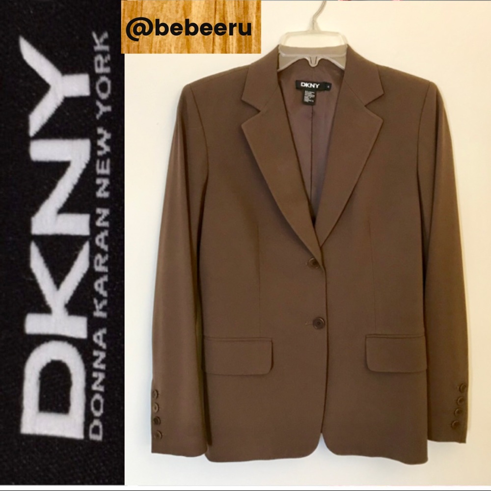 DKNY Brown Blazer Size 4